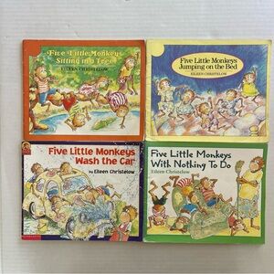 Five Little Monkeys Book Set by Eileen Christelow